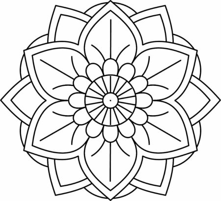 Мандала Цветочная Поляна