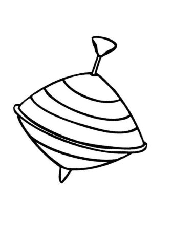 Юла игрушка раскраска