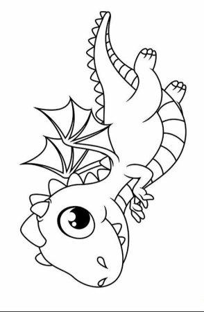 Дракоша раскраска