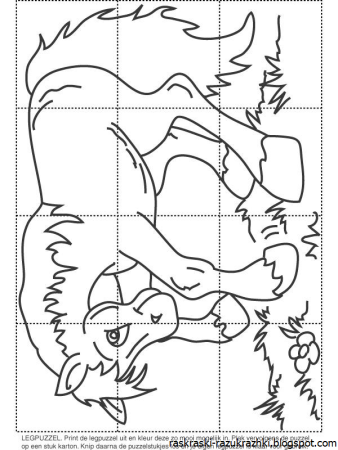 Пазлы для детей черно белые