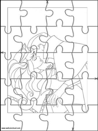 Пазлы раскраски для детей 3-4 лет