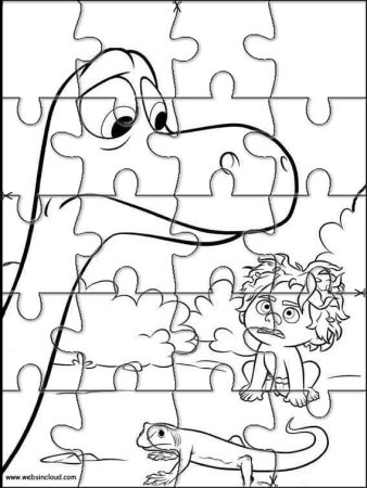 Пазл раскраска