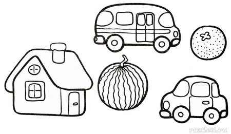 Раскраски для детей 4 лет развивающие