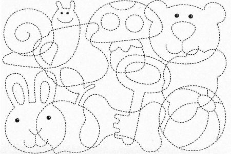 Графомоторные навыки для детей 3-4 лет