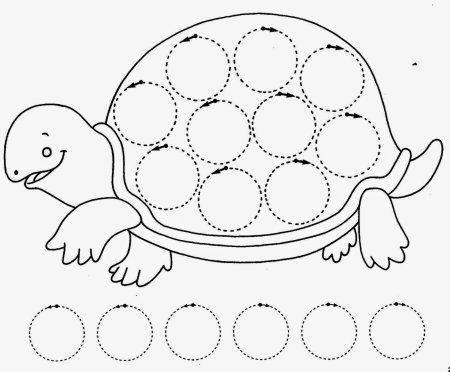 Графомоторика черепаха