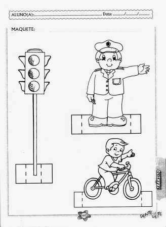 Раскраска ПДД средняя группа