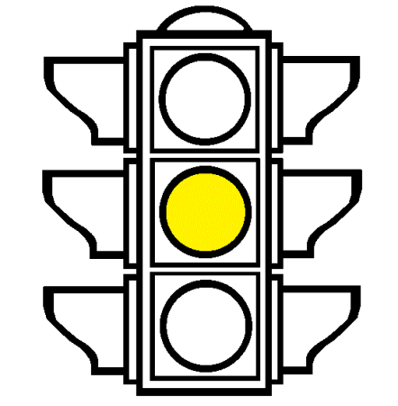 Светофор не раскрашенный