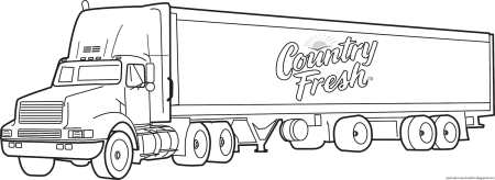 Фуры для раскрашивания для детей