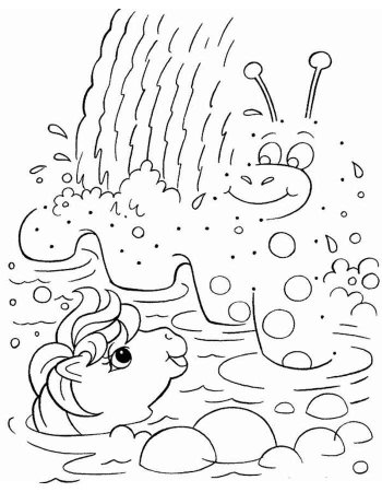 Вода раскраска для детей