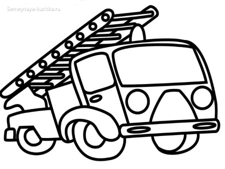 Раскраски машинки для мальчиков 3-4 лет