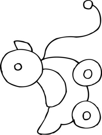 Раскраска. Игрушки