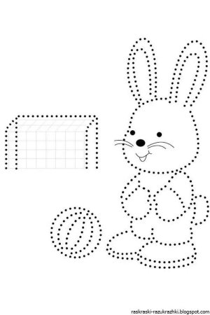 Рисование по точкам для малышей