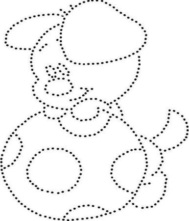 Рисование по контуру для детей