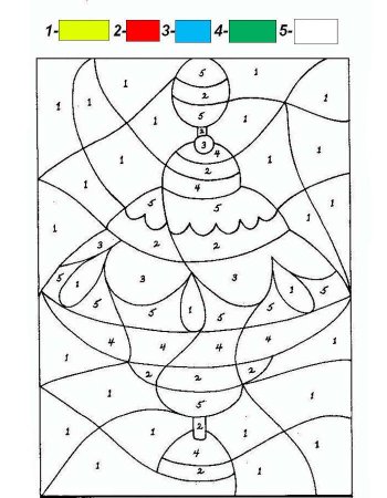 Рисование по номерам для детей