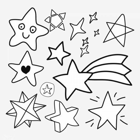 Звезда hand drawn