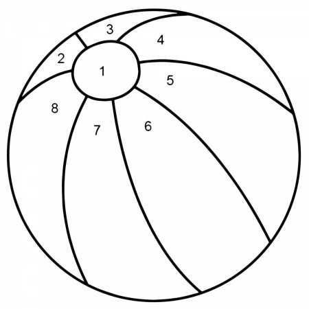 Раскраска про цифоркам