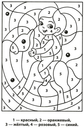 Раскраска по цифрам