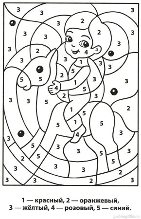 Раскраска по цифрам