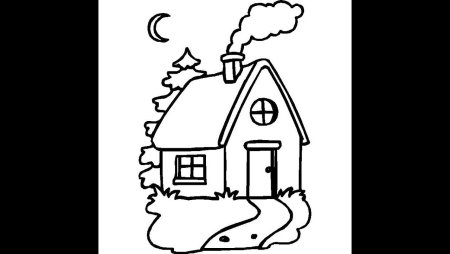 Три поросенка раскраска