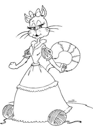 Курица с ведром рисунок