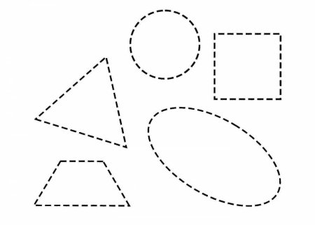 Обводка геометрических фигур