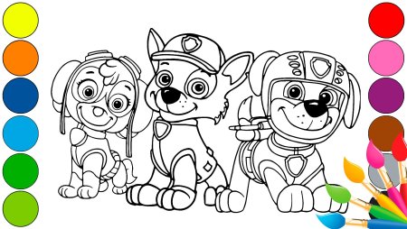 Paw Patrol Coloring book
