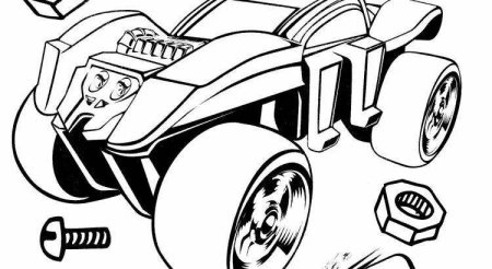 Раскраски хот Вилс мотоциклы