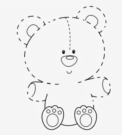 Пунктирное рисование для детей