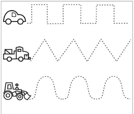 Обведи по линиям