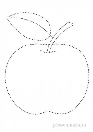 Рисование по контуру для детей