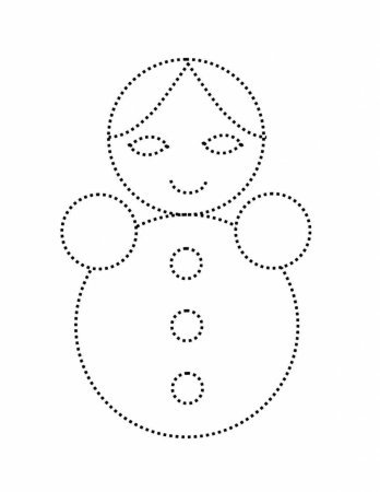 Обводить фигурки для детей