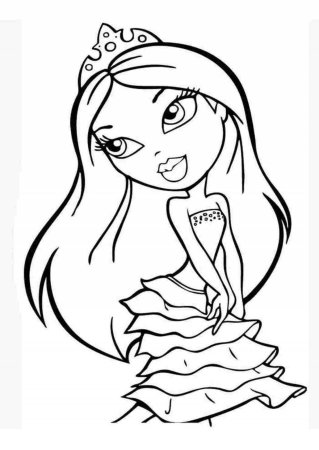 Раскраска для девочекэ