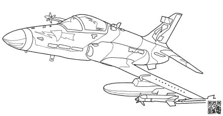 Полицейский самолет раскраска