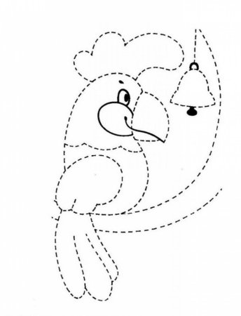 Пунктирное рисование для детей