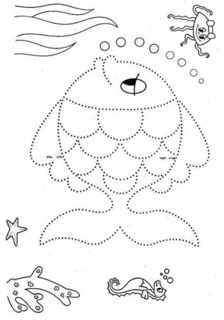 Задания для детей обводить