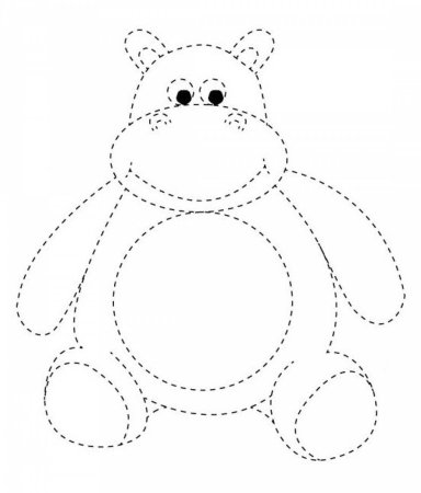 Пунктирное рисование для детей