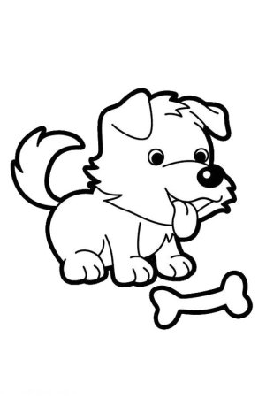 Раскраски животные кошки и собаки