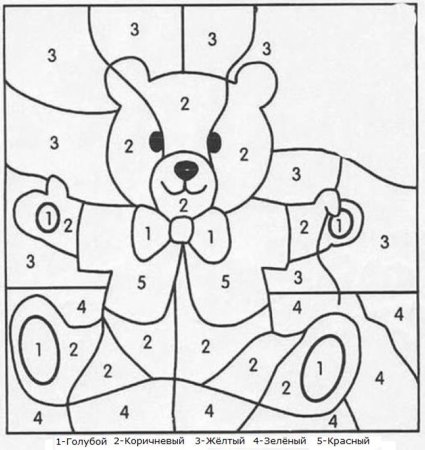 Раскраска по цифрам