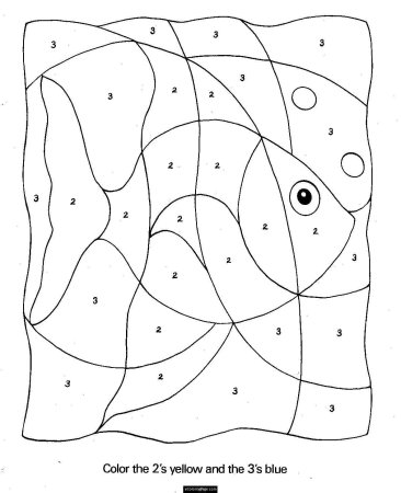 Раскраска по цифрам