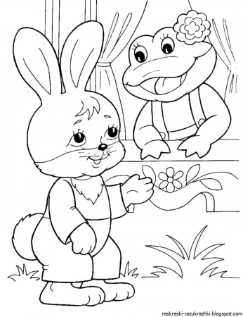 Теремок. Сказка-раскраска