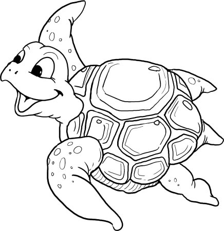 Боевая черепаха раскраска