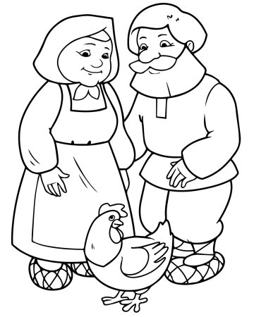 Раскраска герои сказок
