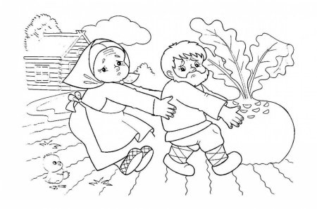 Раскраски сказки для детей 3-4 лет