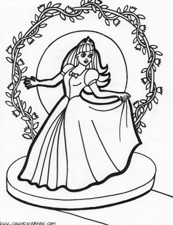 Русалочка Ариель Раскрасска