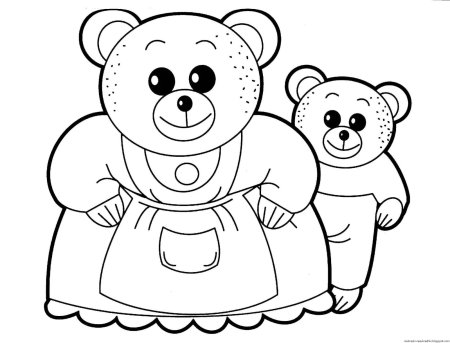 Bear Coloring Pages for Kids