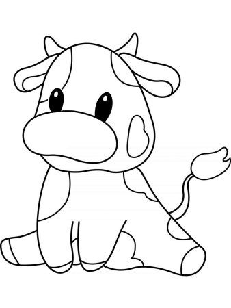 МИЛАШКАЯ корова раскраска