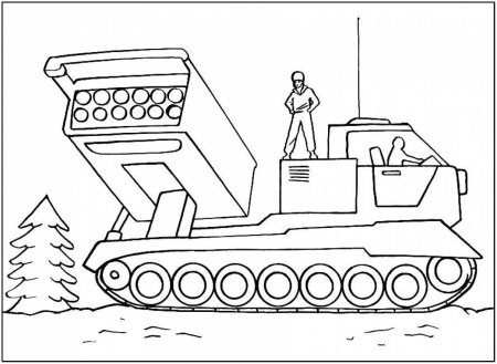 Раскраска «Военная техника»
