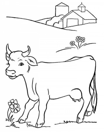 Раскраска домашние животные