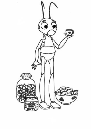 Мила из Лунтика раскраска