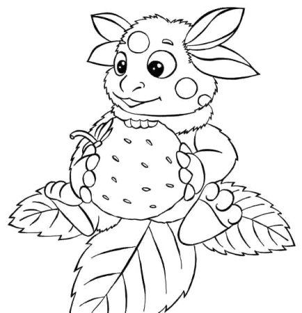 Раскраска Лунтик